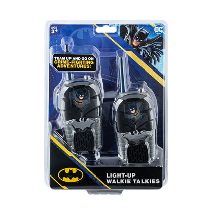 Batman | Walkie Talkies with Extended Range, Lights & Sound Effects - xploregifts