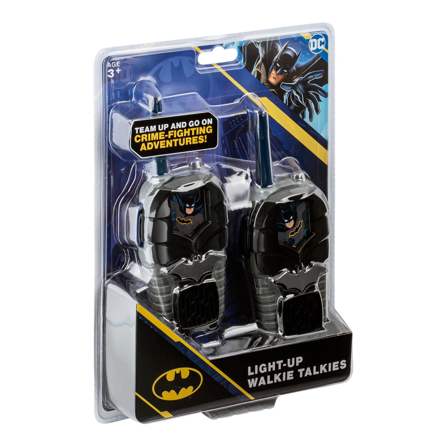 Batman | Walkie Talkies with Extended Range, Lights & Sound Effects - xploregifts