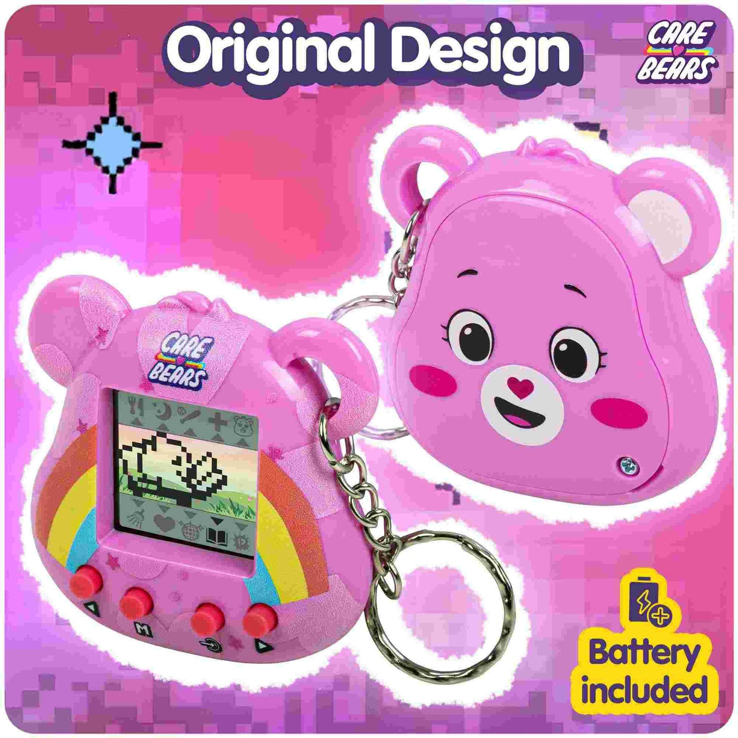 Thumbs Up Care Bears Cheer Bear Kea Kuma Digital Pet Bear
