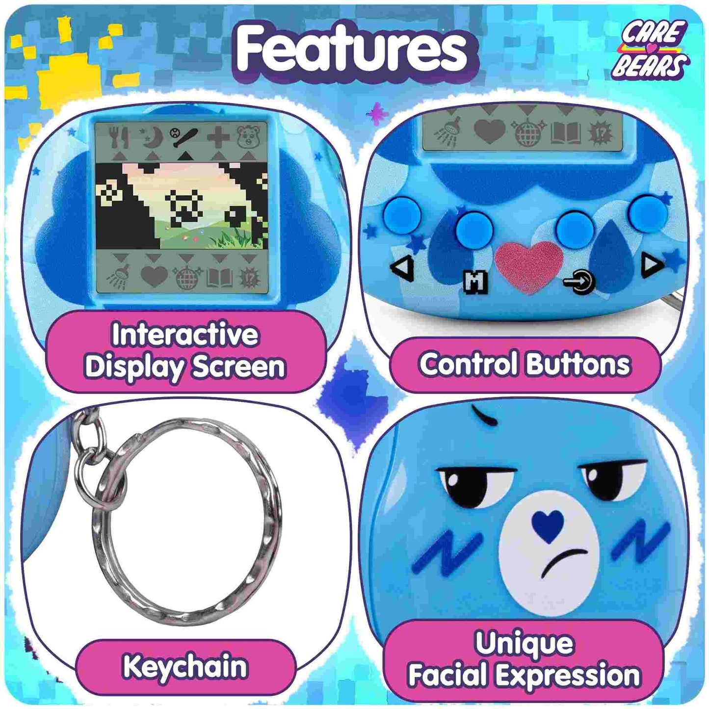 Thumbs Up Care Bears Grumpy Bear Kea Kuma Digital Pet Bear