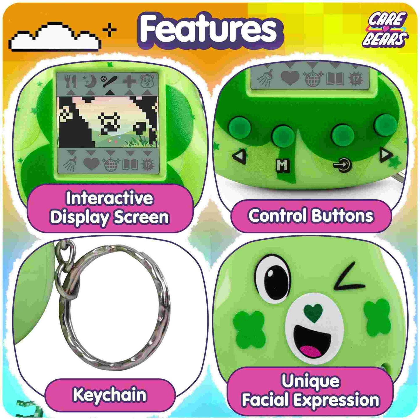 Thumbs Up Care Bears Good Luck Bear Kea Kuma Digital Pet Bear