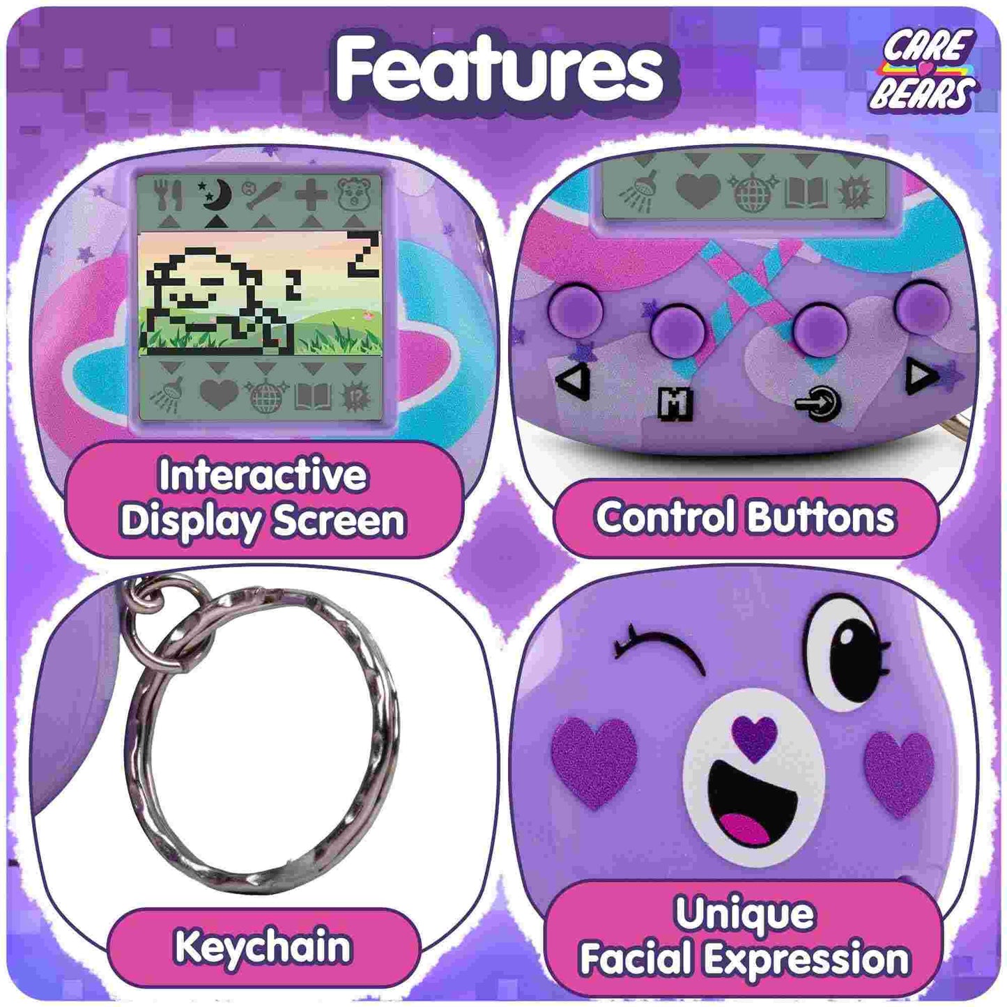 Thumbs Up Care Bears Share Bear Kea Kuma Digital Pet Bear