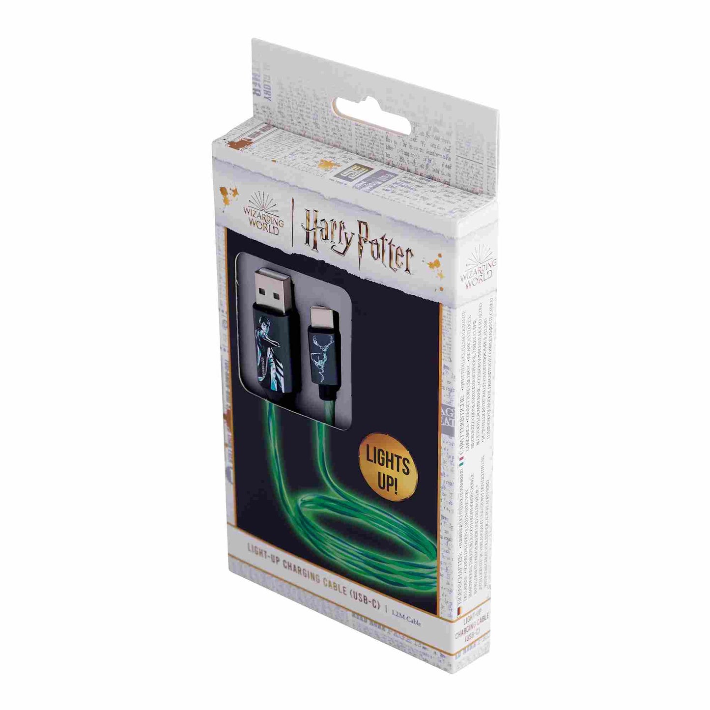 Lazerbuilt | Harry Potter Patronus Light-Up USB-C