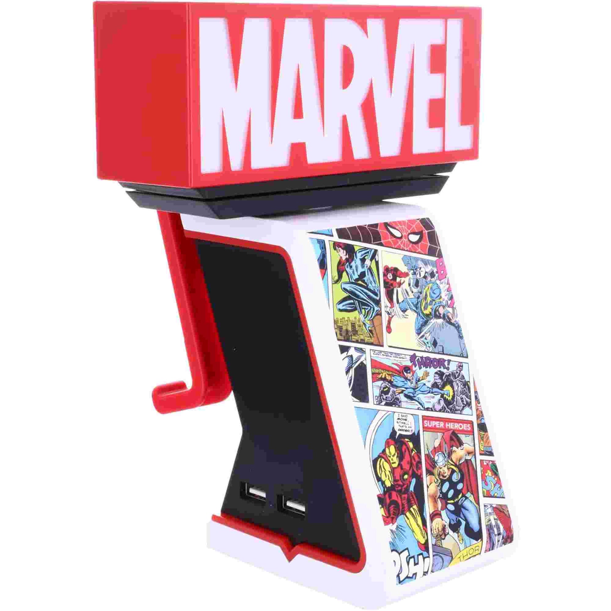 Cable Guys | Marvel Logo Light Up Ikon Phone And Device Charging Stand
