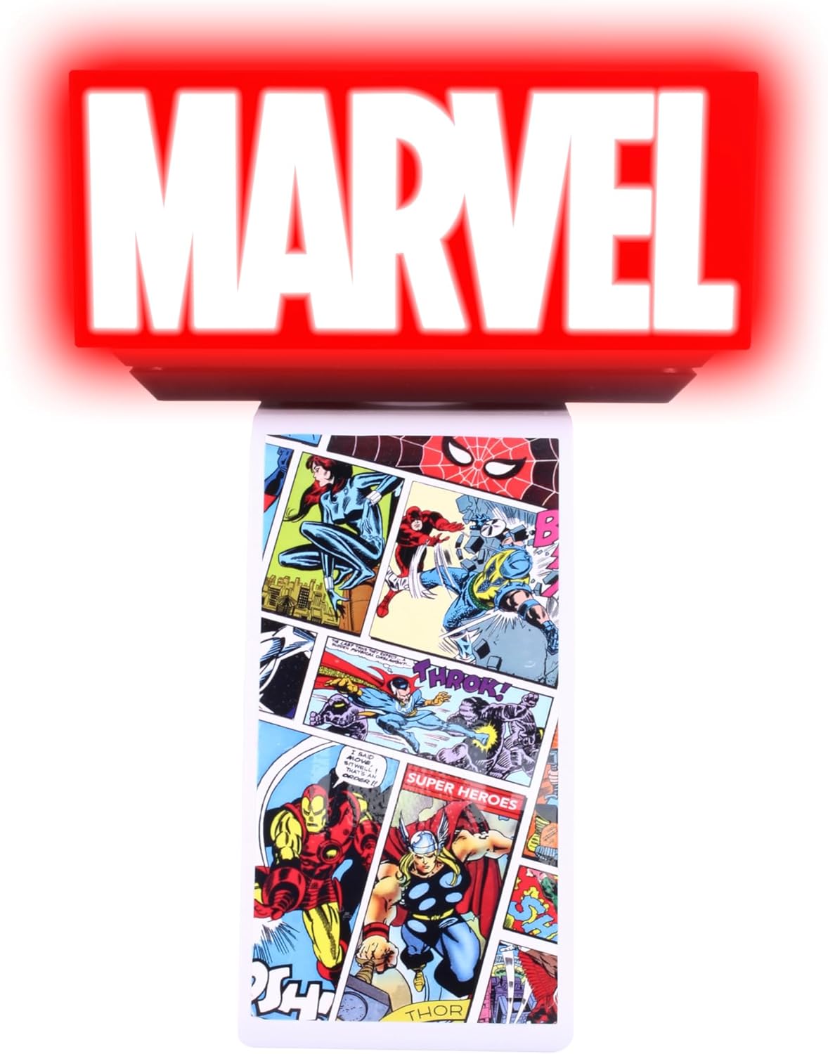 Cable Guys | Marvel Logo Light Up Ikon Phone And Device Charging Stand