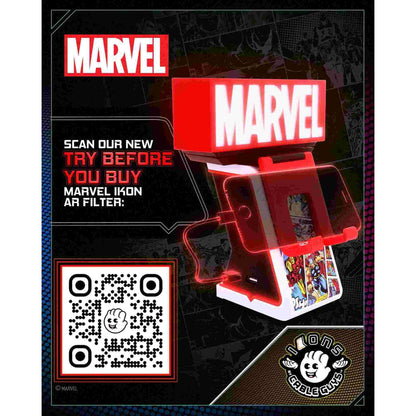 Cable Guys | Marvel Logo Light Up Ikon Phone And Device Charging Stand