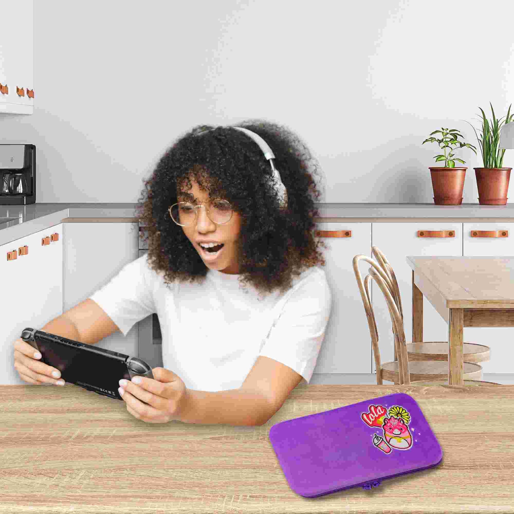 Lazerbuilt | Squishmallows Lola The Unicorn Nintendo Switch 2 Tech Case
