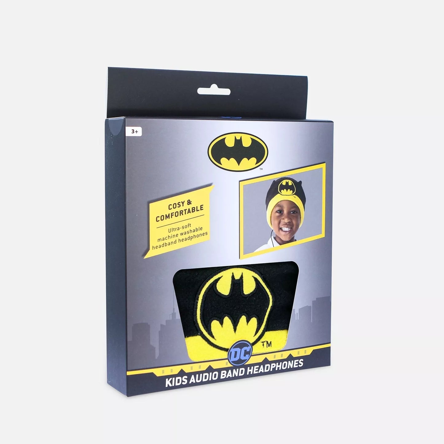 OTL | Batman Kid's Fleece Audio Band Washable Wired Headphones