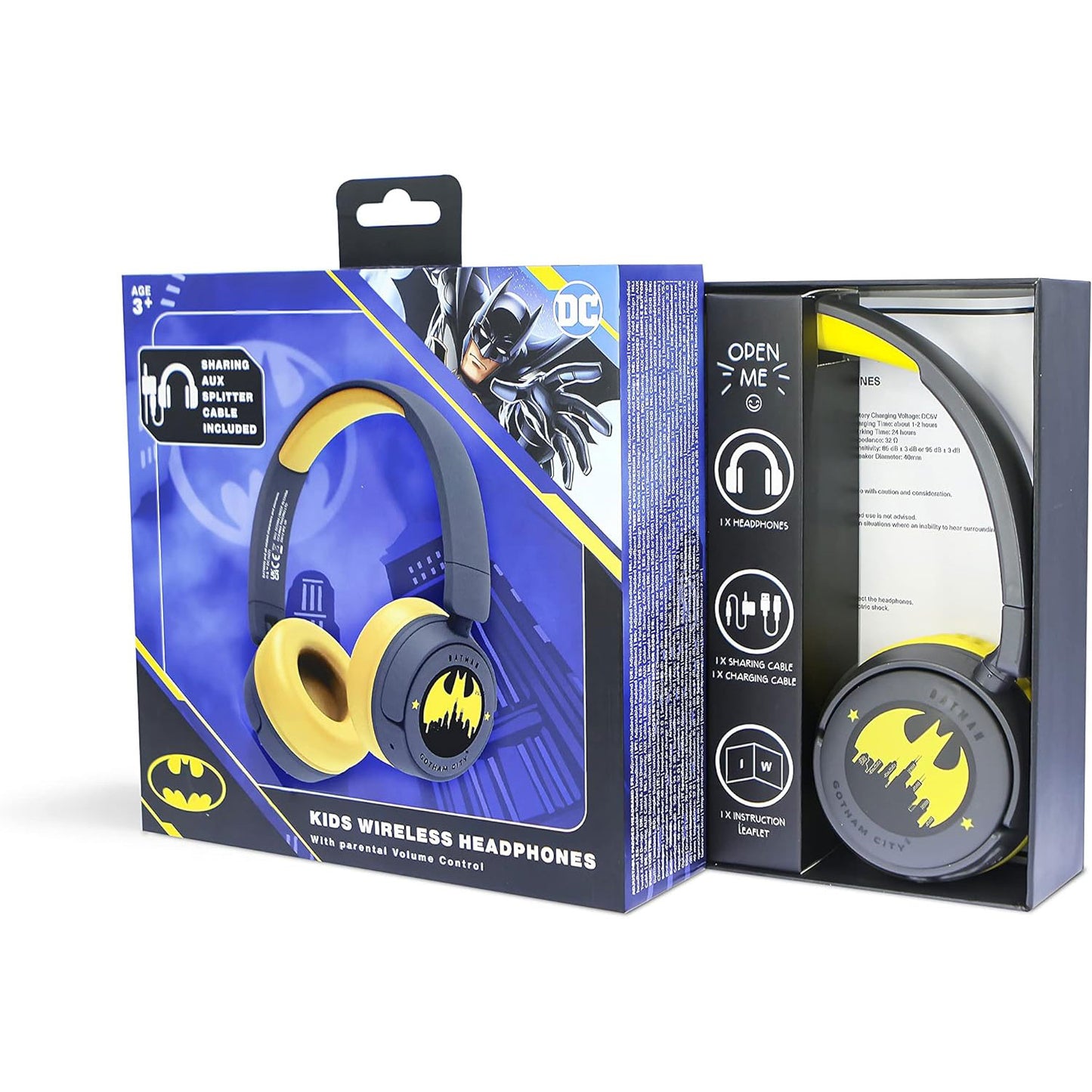 Batman | Gotham City Kids Wireless Headphones