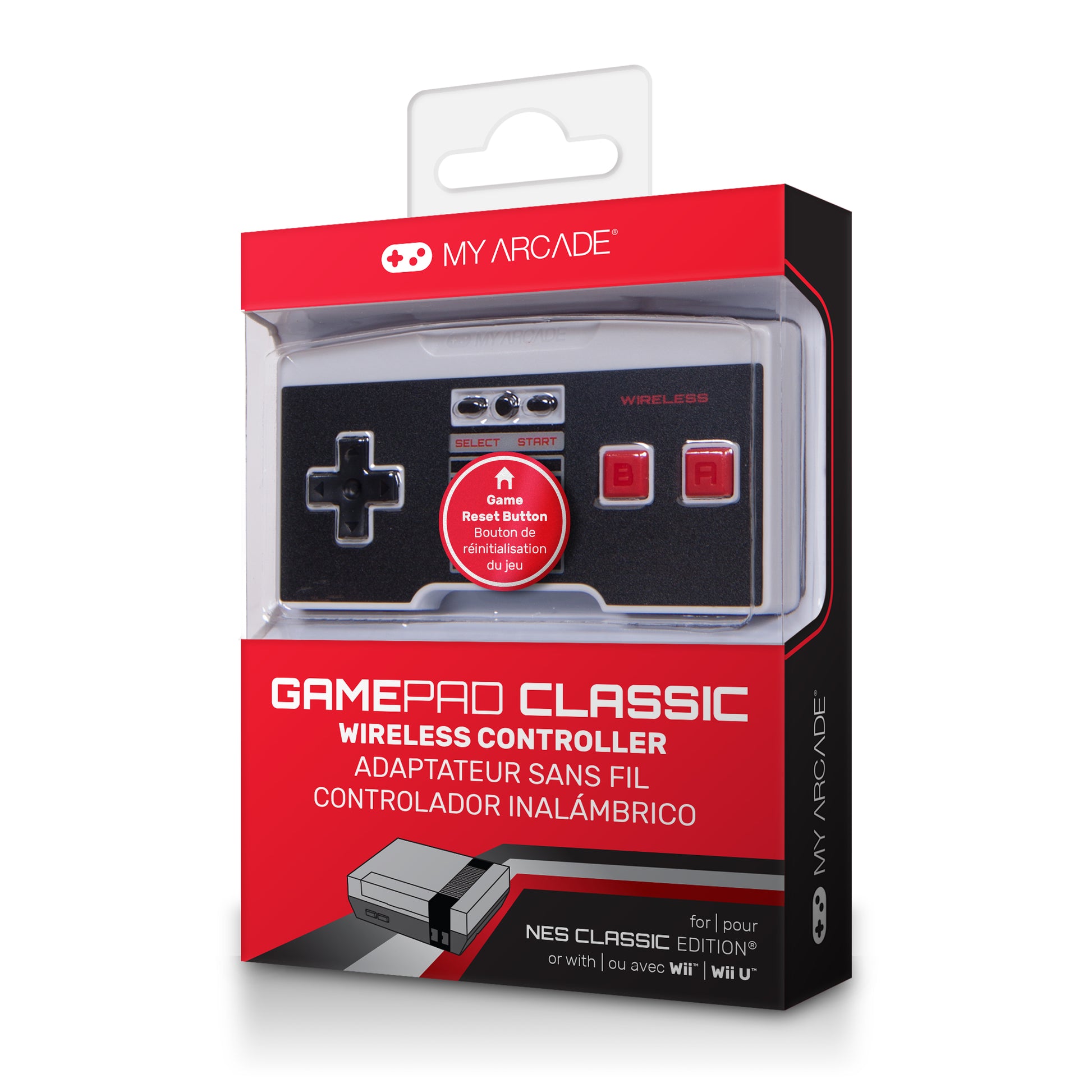 My Arcade | Gamepad Classic Wireless Game Controller - Compatible with Nintendo NES Classic Edition - xploregifts