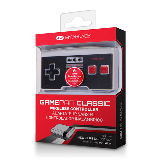 My Arcade | Gamepad Classic Wireless Game Controller - Compatible with Nintendo NES Classic Edition - xploregifts