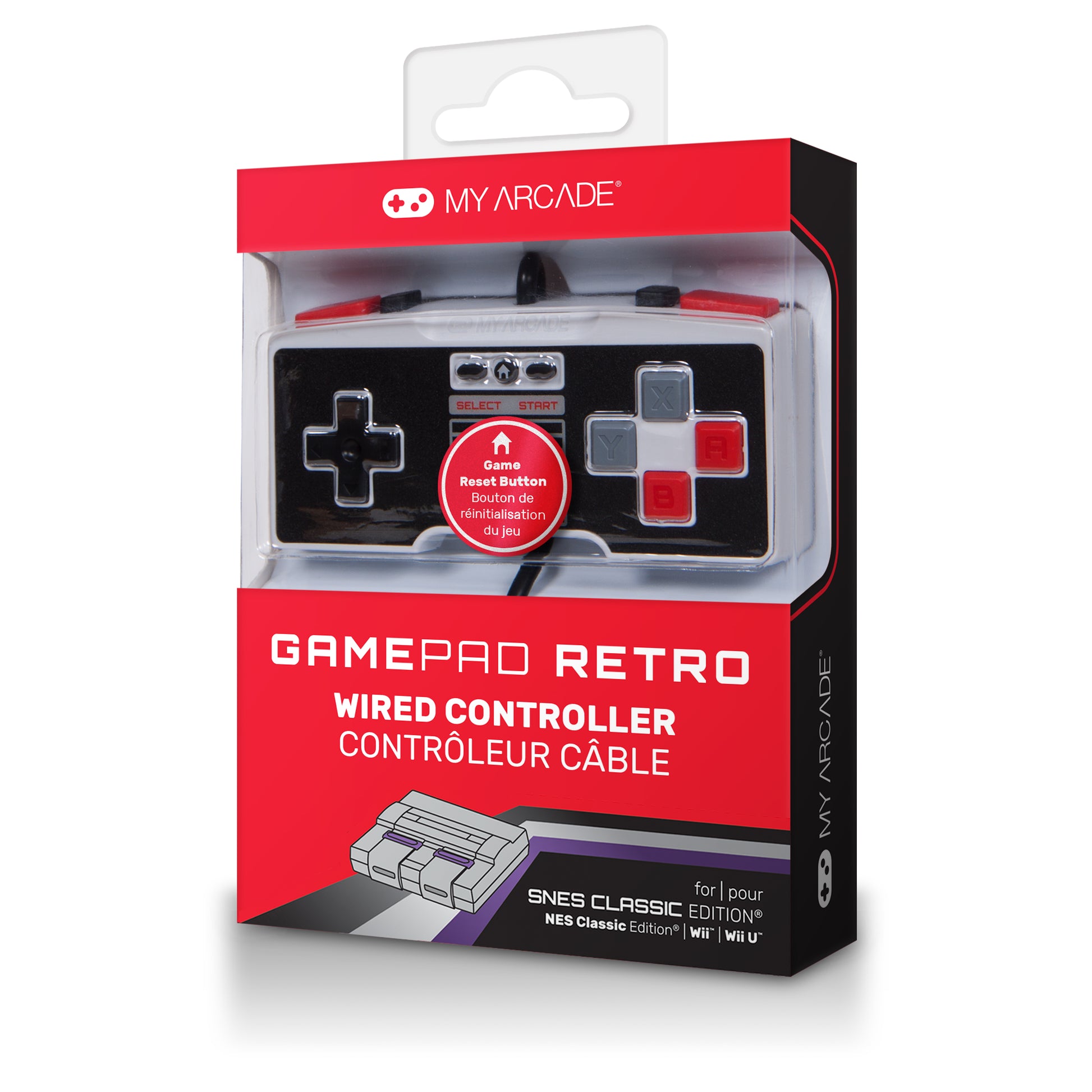 My Arcade | Gamepad Retro Wired Controller for NES Mini Classic - xploregifts