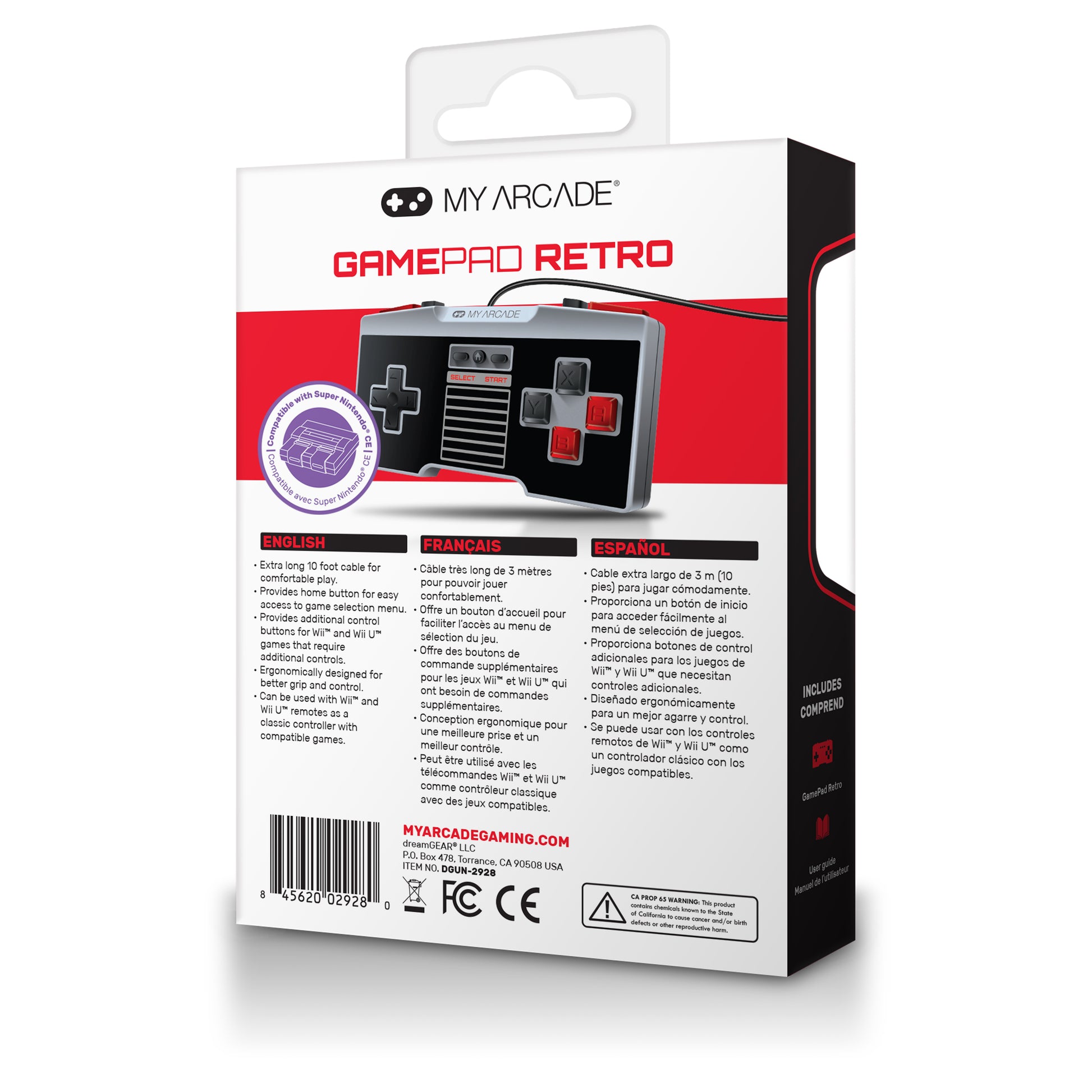 My Arcade | Gamepad Retro Wired Controller for NES Mini Classic - xploregifts