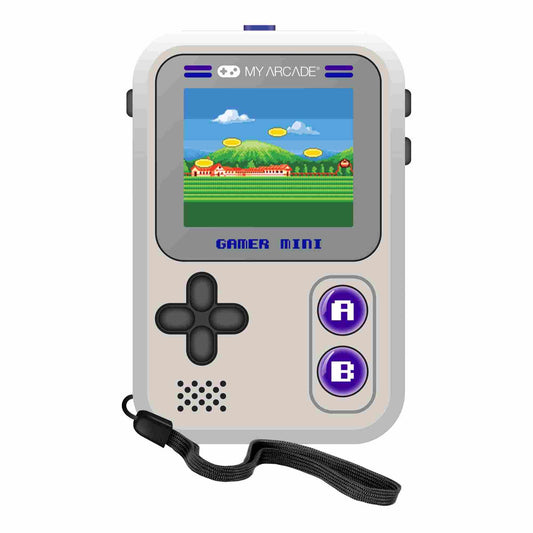 My Arcade | Gamer Mini Classic Console Gray Purple (160 Games in 1)