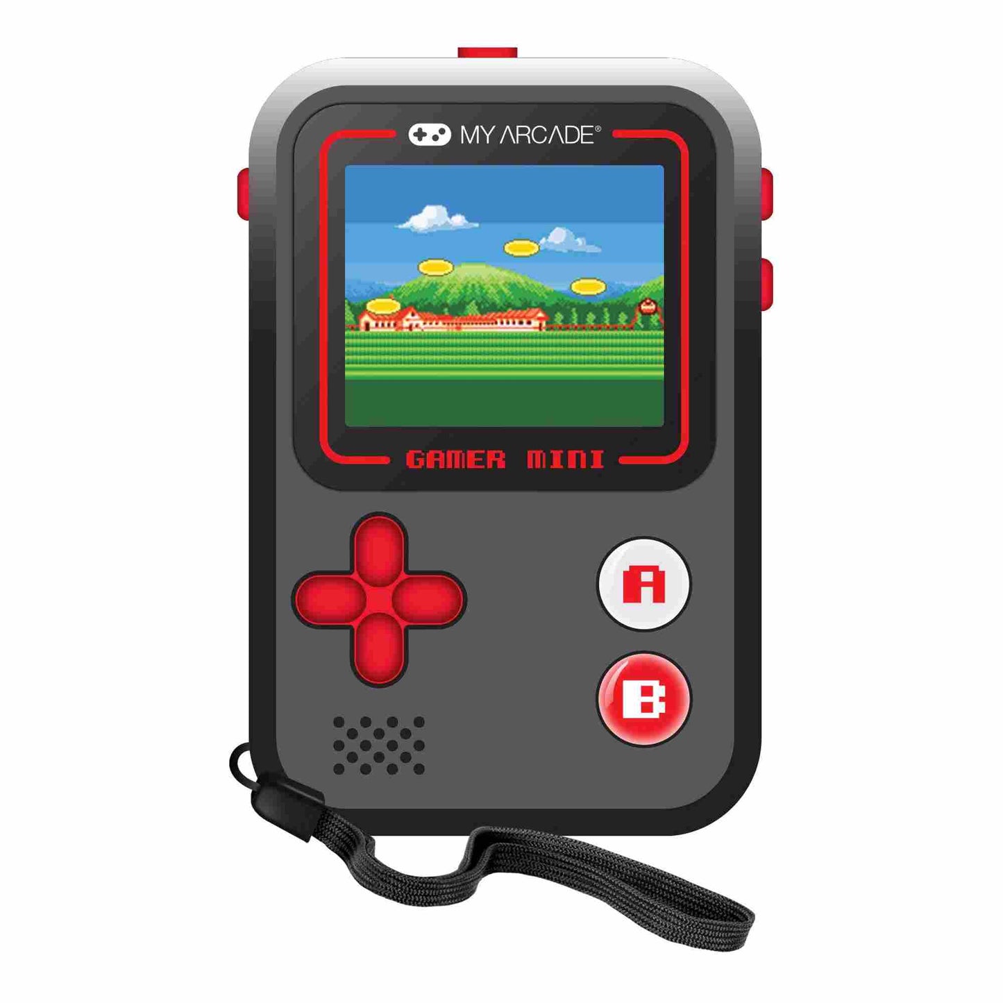 My Arcade | Gamer Mini Classic Console Black Red (160 Games in 1)
