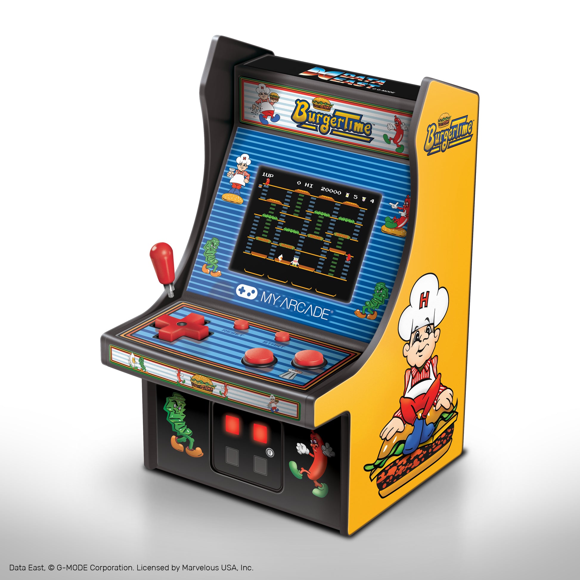 My Arcade | Micro Player 6.75 Burgertime Collectible Retro - xploregifts