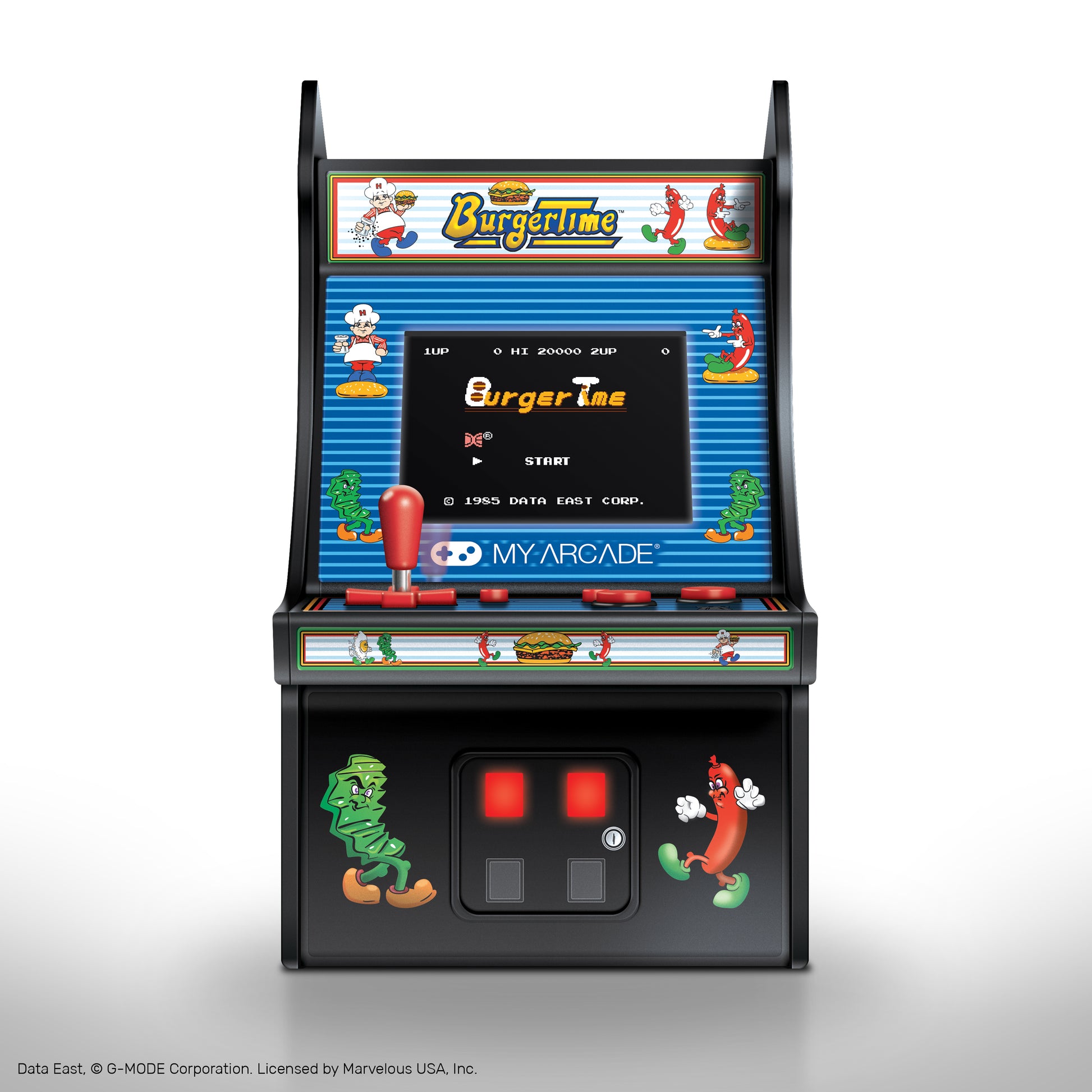 My Arcade | Micro Player 6.75 Burgertime Collectible Retro - xploregifts