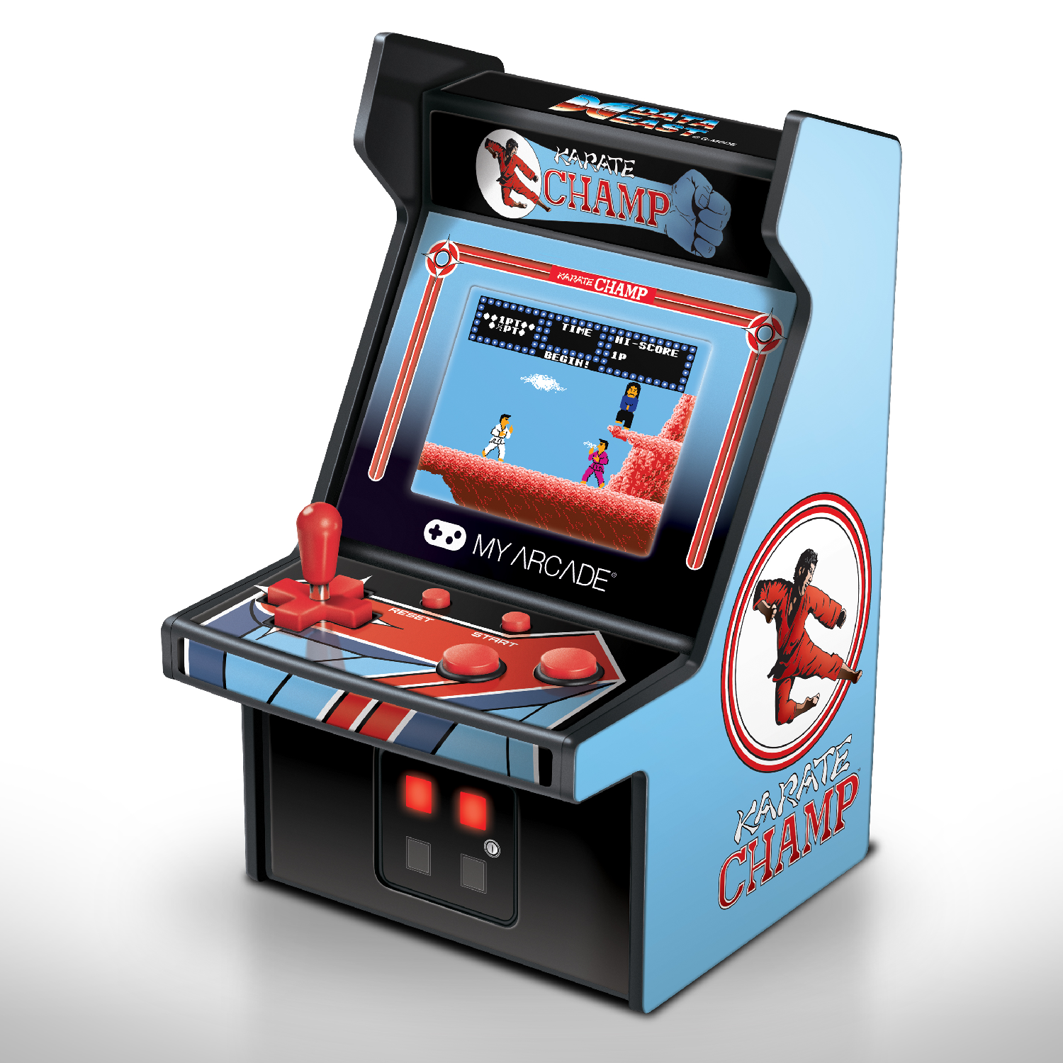 My Arcade | Micro Player 6.75 Karate Champ Collectible Retro - xploregifts