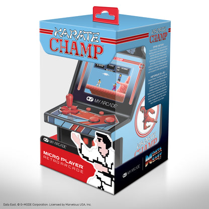 My Arcade | Micro Player 6.75 Karate Champ Collectible Retro - xploregifts