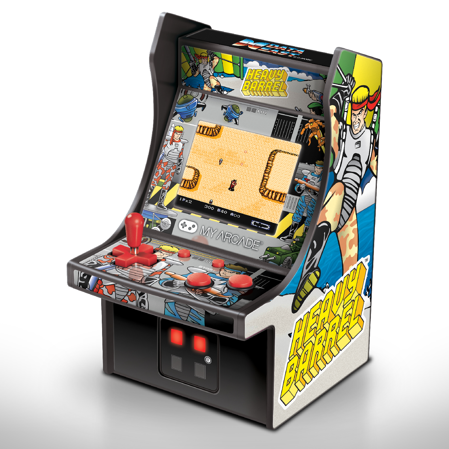 My Arcade | Micro Player 6.75 Heavy Barrel Collectible Retro - xploregifts