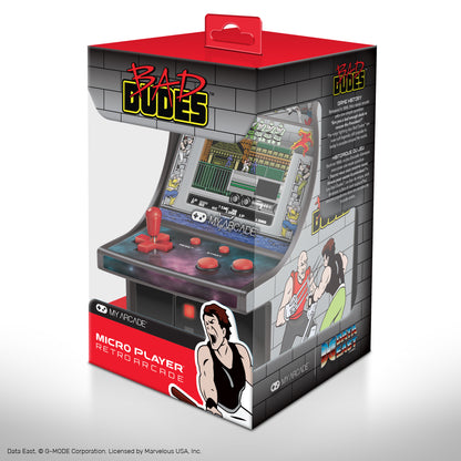 My Arcade | Micro Player 6.75 Bad Dudes Collectible Retro - xploregifts