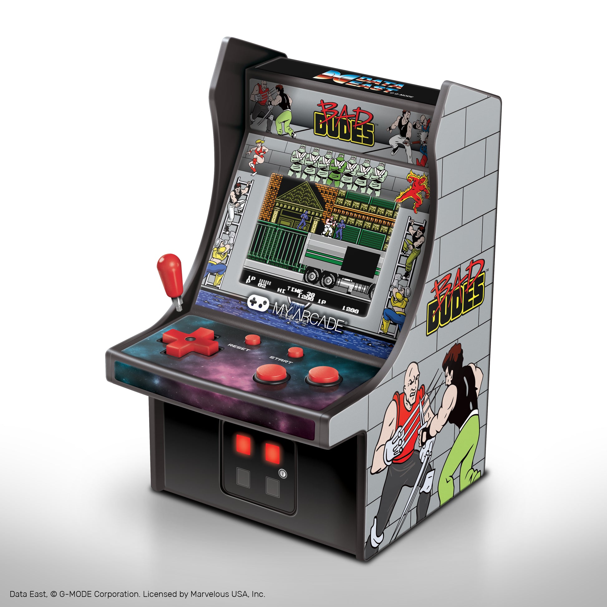 My Arcade | Micro Player 6.75 Bad Dudes Collectible Retro - xploregifts