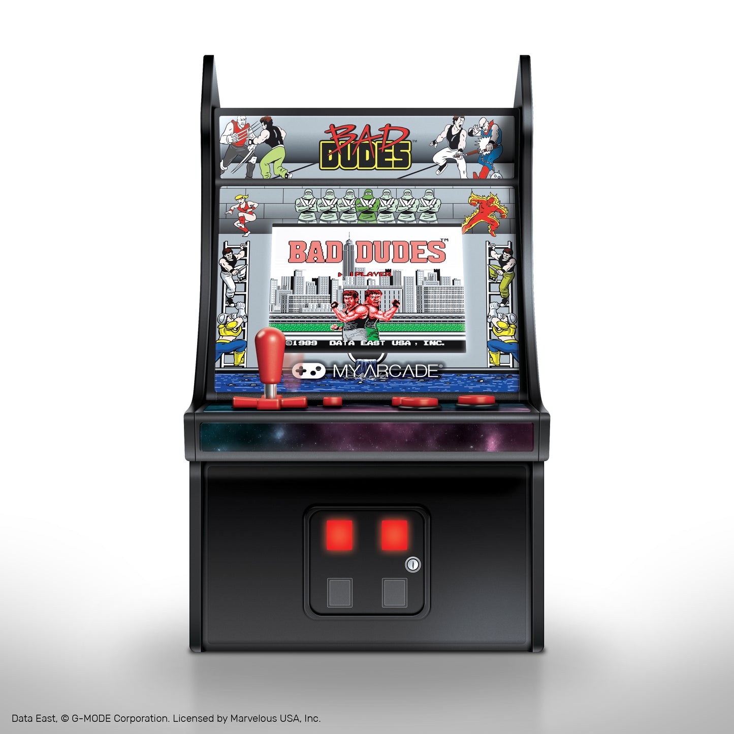 My Arcade | Micro Player 6.75 Bad Dudes Collectible Retro - xploregifts