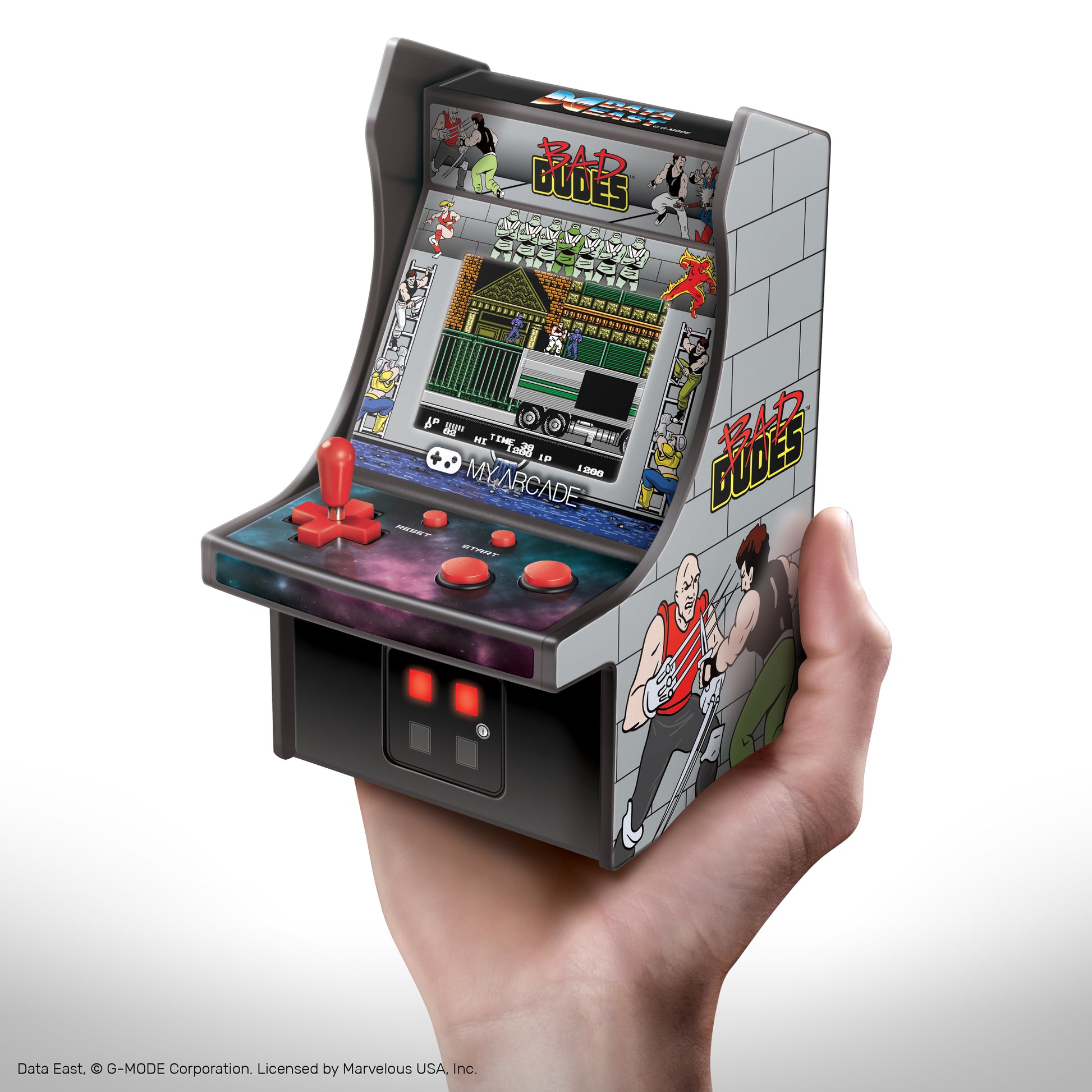 My Arcade | Micro Player 6.75 Bad Dudes Collectible Retro - xploregifts