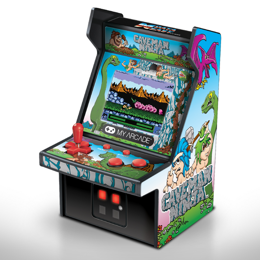 My Arcade | Micro Player 6.75 Caveman Ninja Collectible Retro - xploregifts