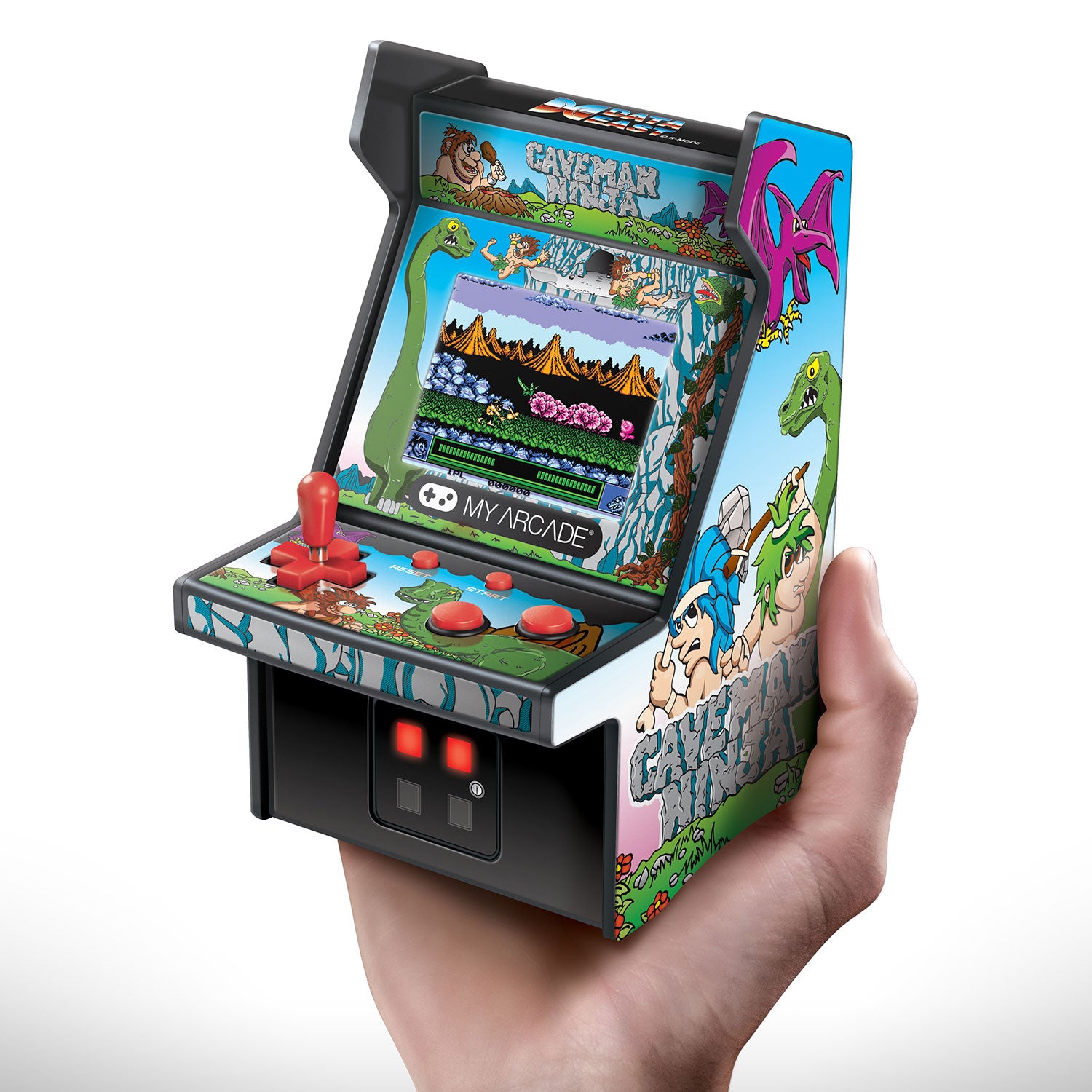 My Arcade | Micro Player 6.75 Caveman Ninja Collectible Retro - xploregifts