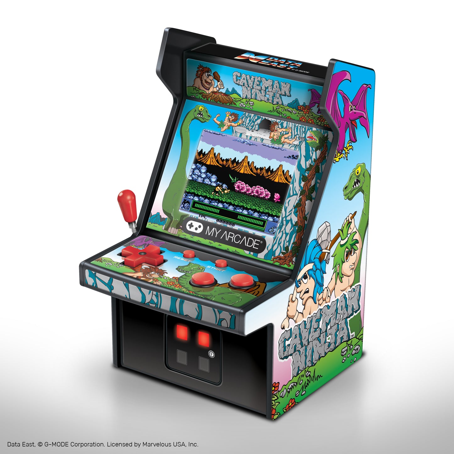 My Arcade | Micro Player 6.75 Caveman Ninja Collectible Retro - xploregifts