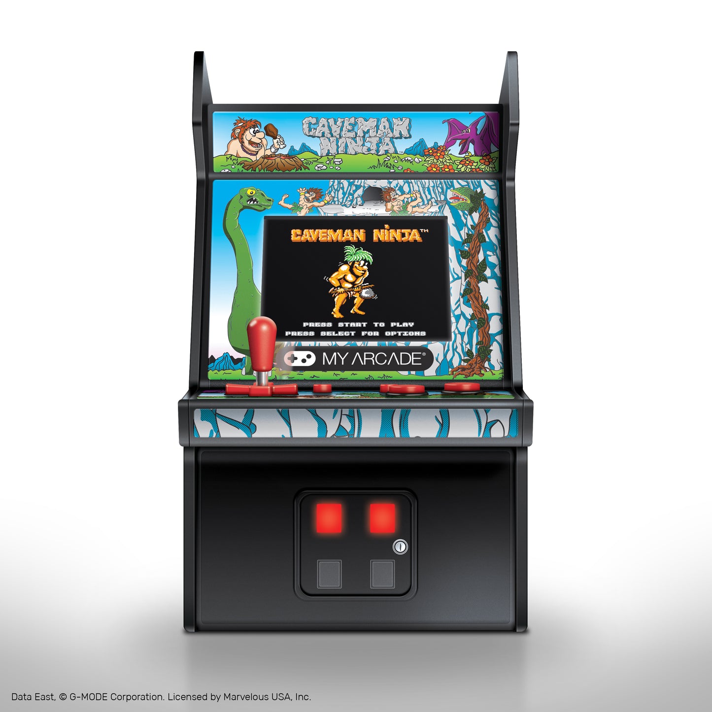 My Arcade | Micro Player 6.75 Caveman Ninja Collectible Retro - xploregifts