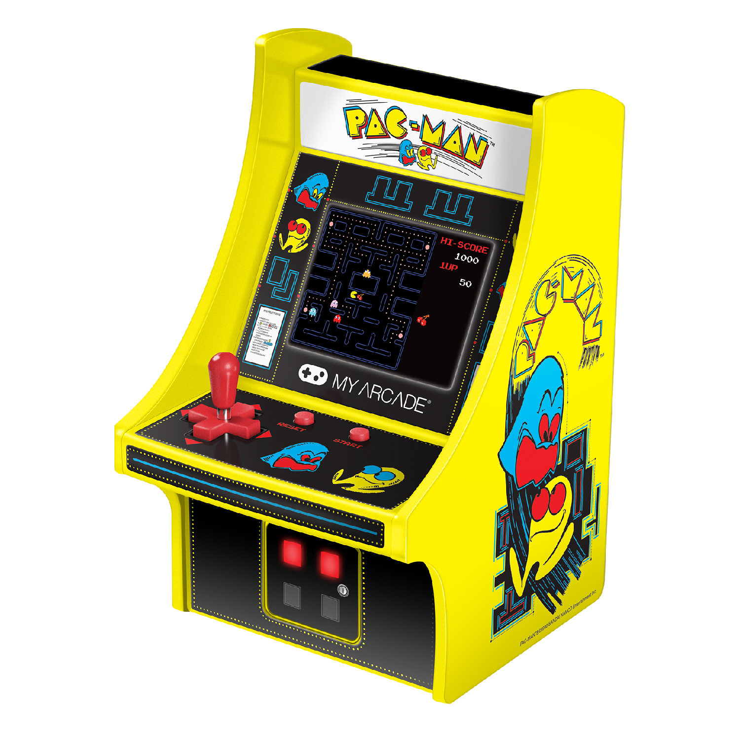 My Arcade | Micro Player 6.75 Pac-Man Collectible Retro - xploregifts