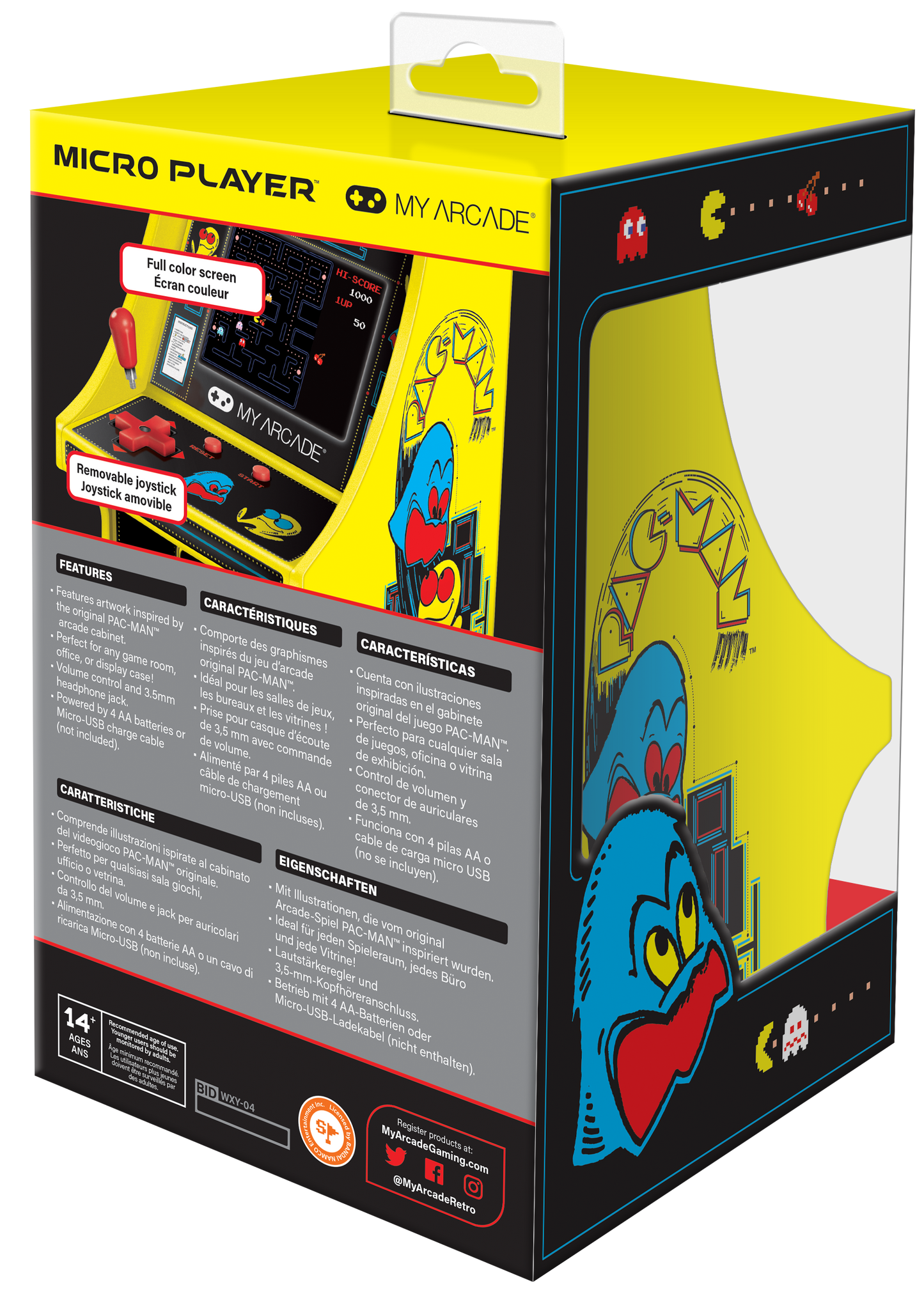 My Arcade | Micro Player 6.75 Pac-Man Collectible Retro - xploregifts