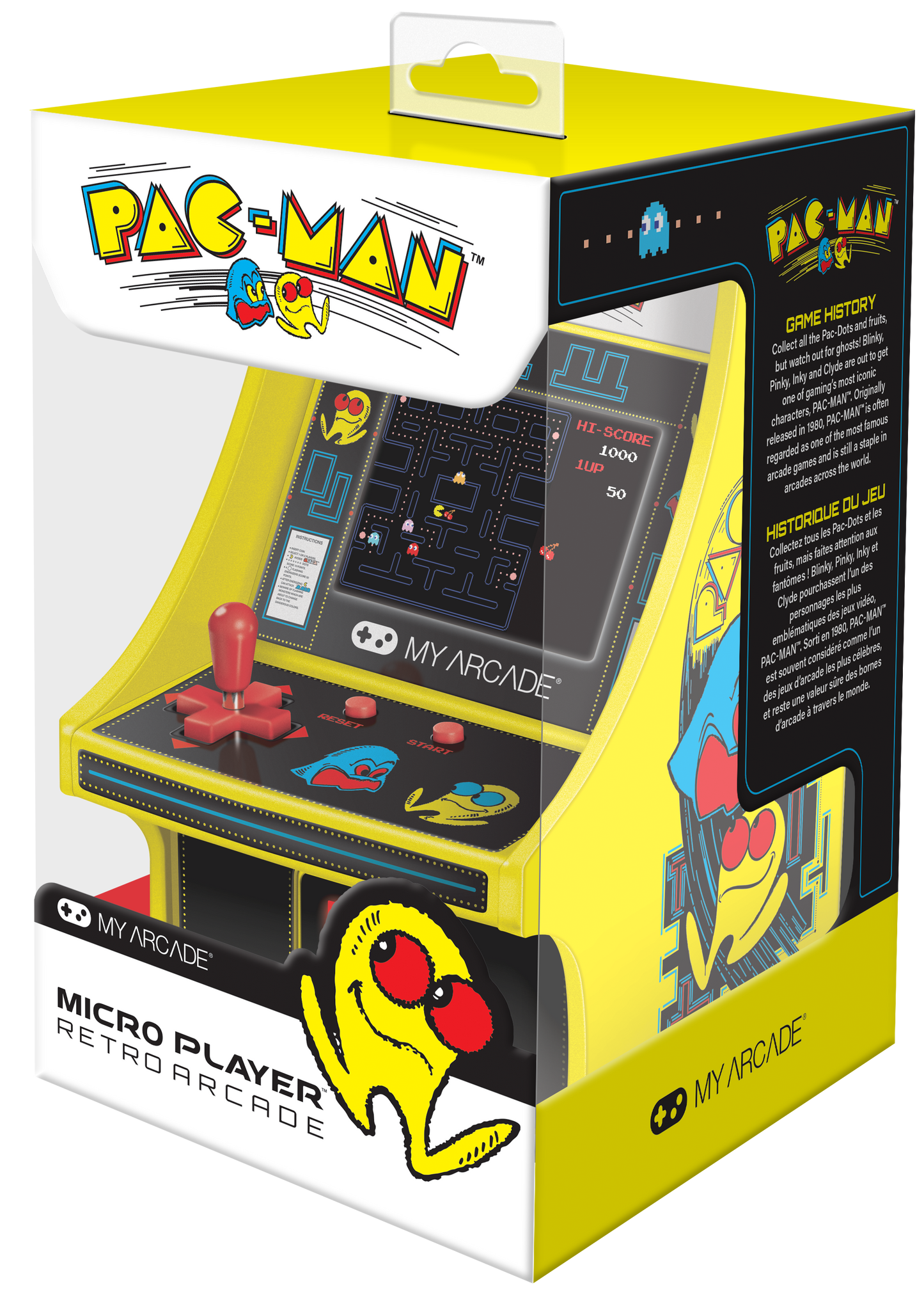 My Arcade | Micro Player 6.75 Pac-Man Collectible Retro - xploregifts