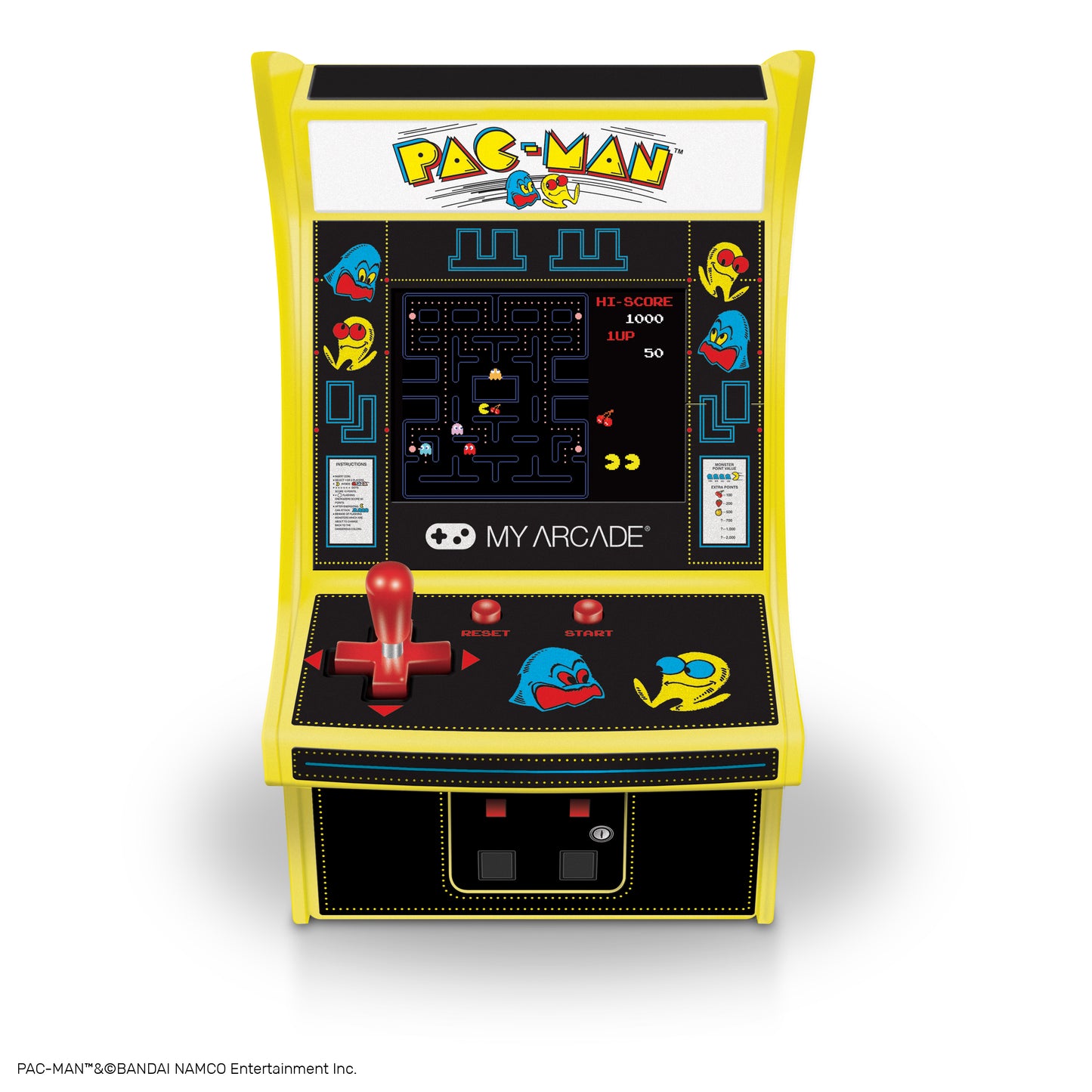 My Arcade | Micro Player 6.75 Pac-Man Collectible Retro - xploregifts