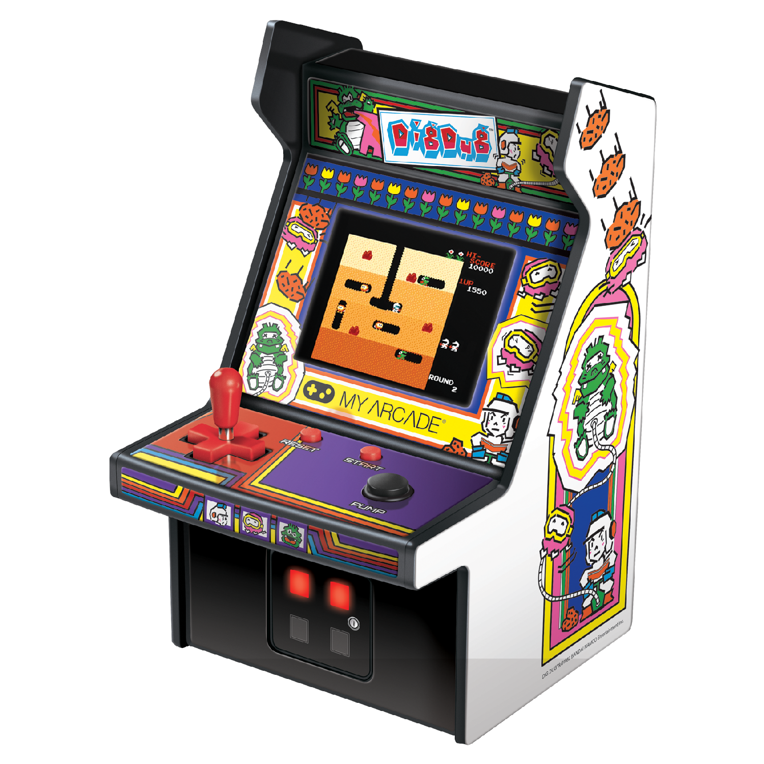 My Arcade | Micro Player 6.75 Dig Dug Collectible Retro - xploregifts