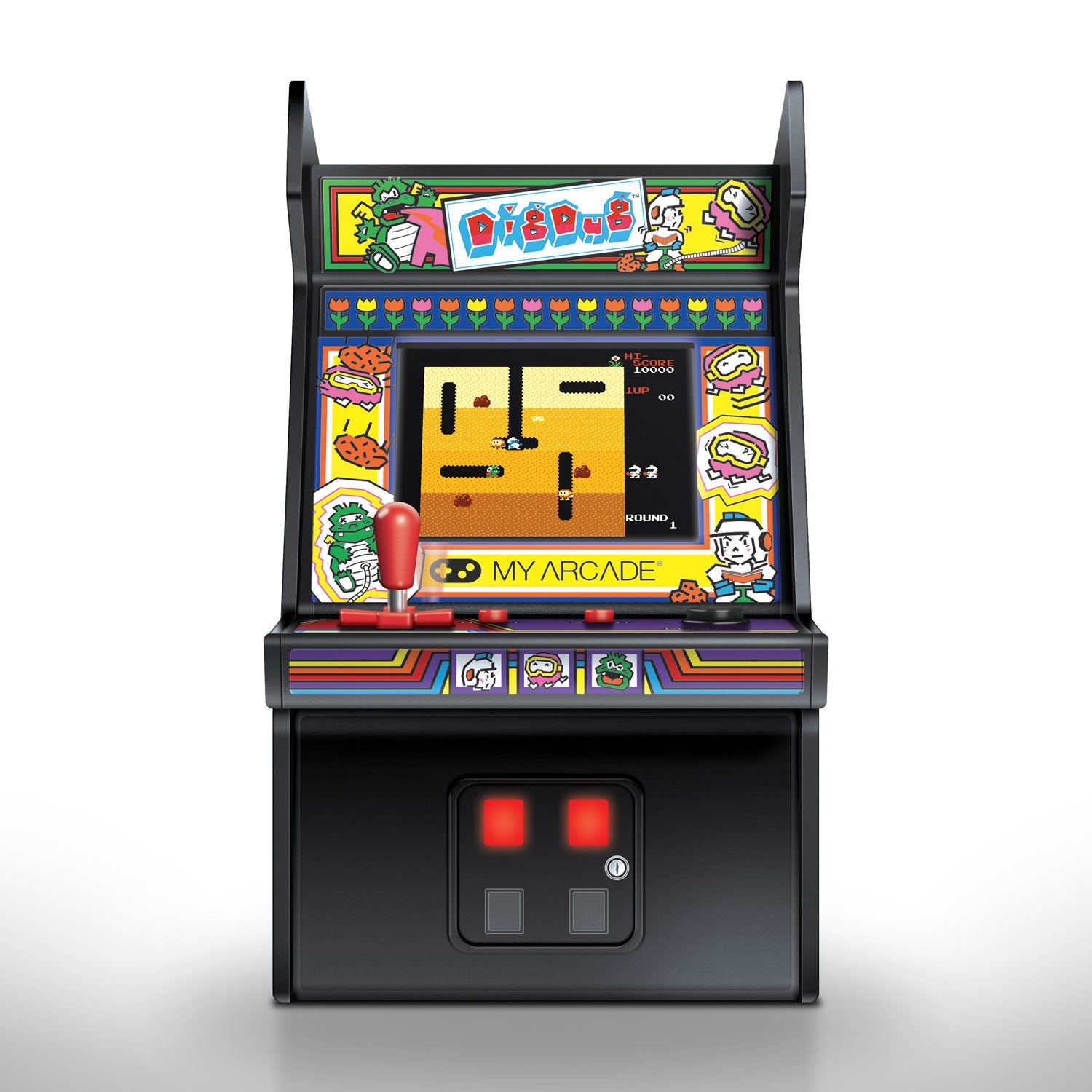 My Arcade | Micro Player 6.75 Dig Dug Collectible Retro - xploregifts