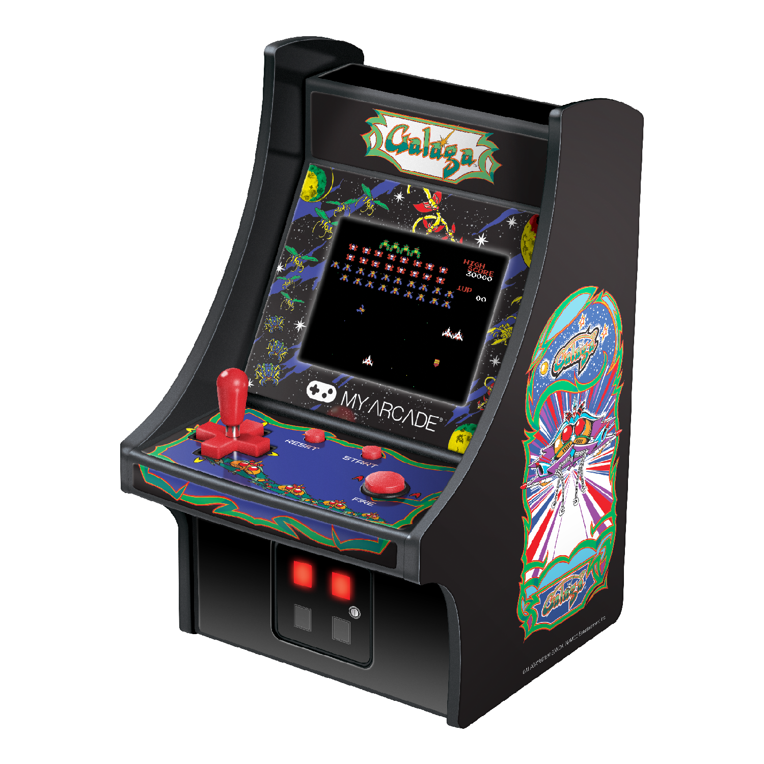 My Arcade | Micro Player 6.75 Galaga Collectible Retro - xploregifts