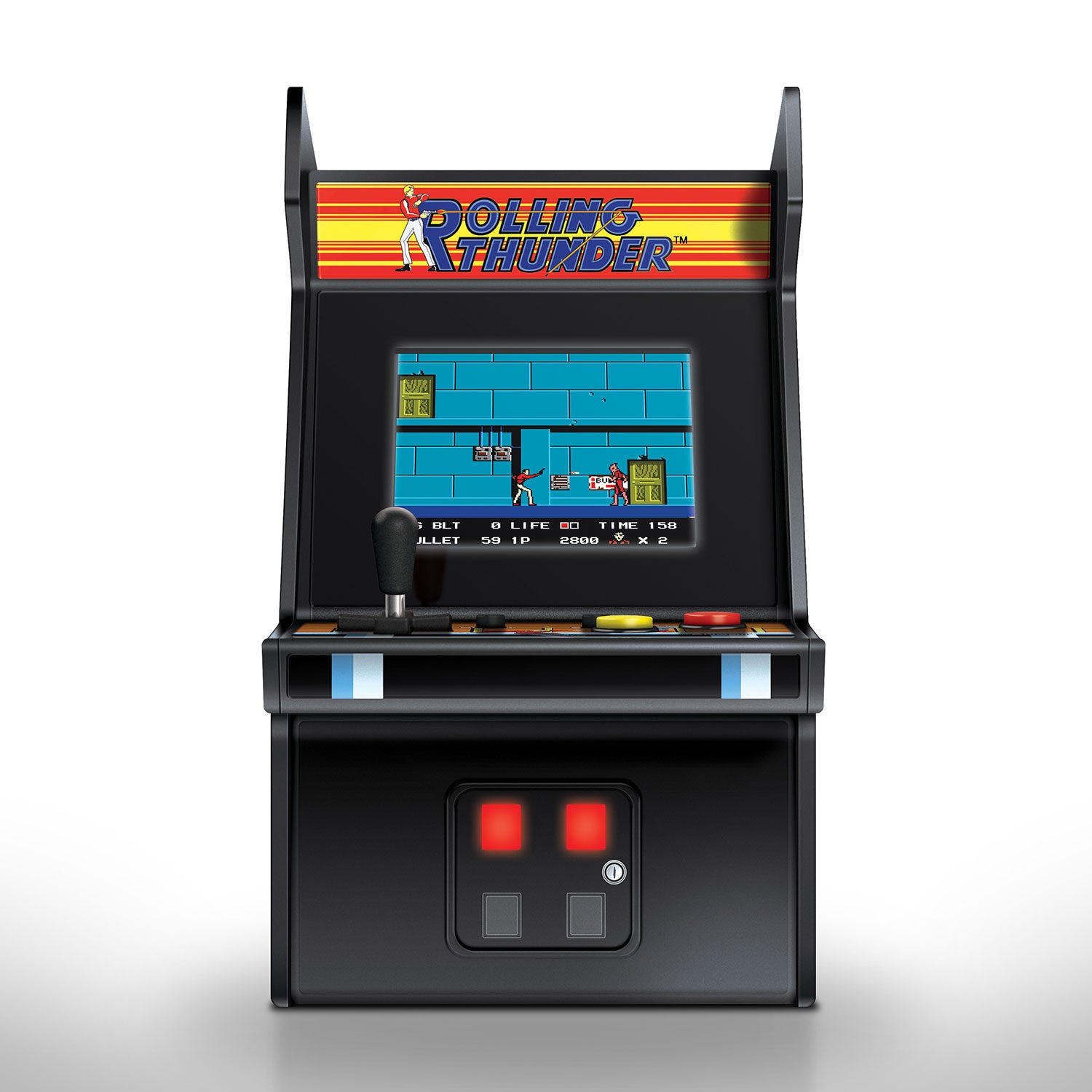 My Arcade | Micro Player 6.75 Rolling Thunder Collectible Retro - xploregifts