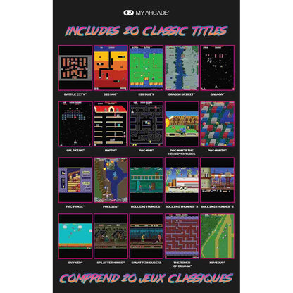 My Arcade | Bandai Namco Museum Hits (20 in 1) Mini Player 10 Inch