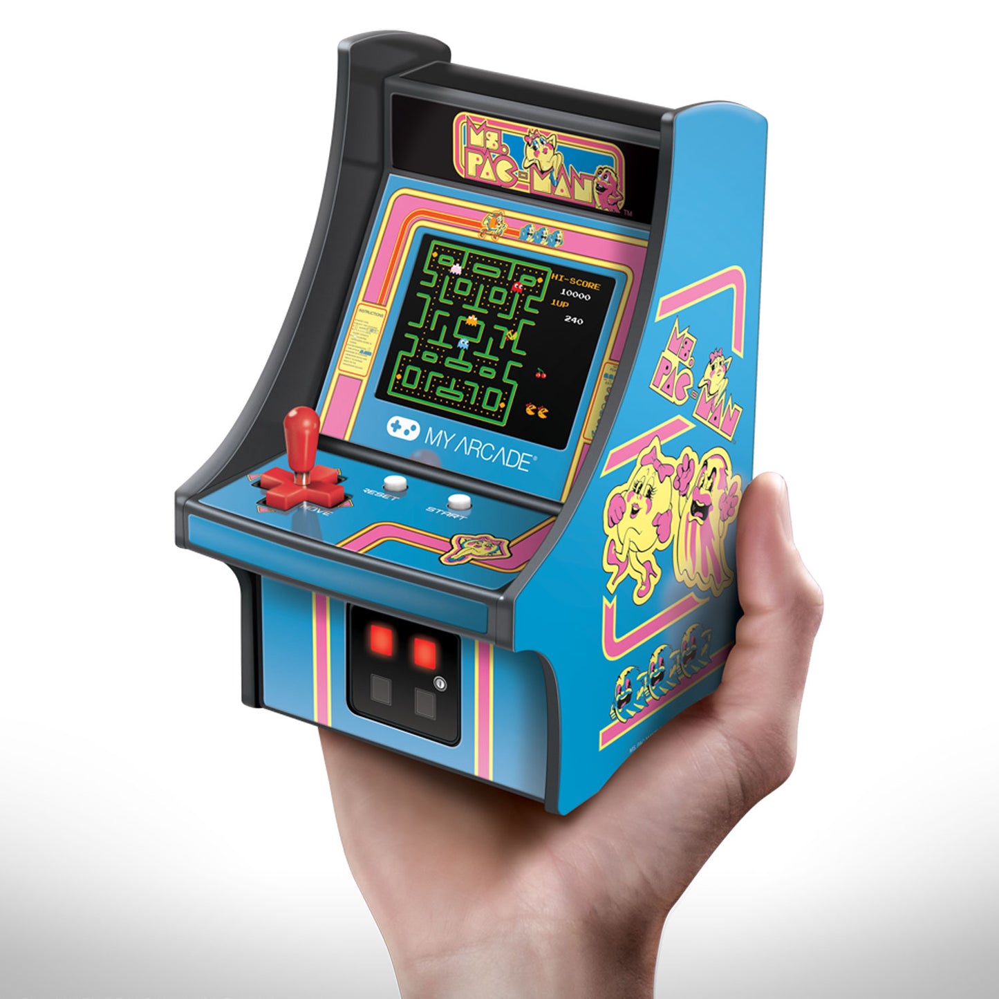 My Arcade | Micro Player 6.75 Ms. Pac-Man Collectible Retro - xploregifts