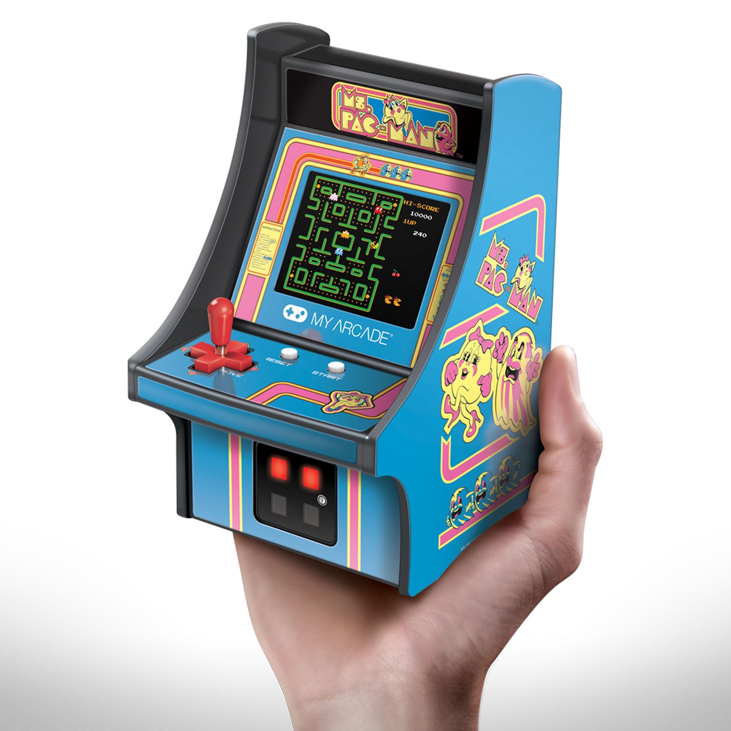 My Arcade | Micro Player 6.75 Ms. Pac-Man Collectible Retro - xploregifts