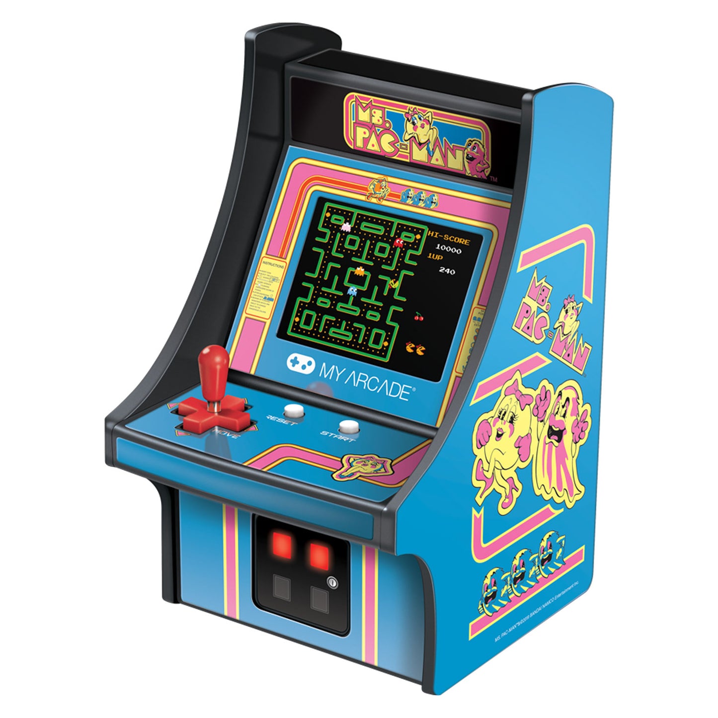 My Arcade | Micro Player 6.75 Ms. Pac-Man Collectible Retro - xploregifts