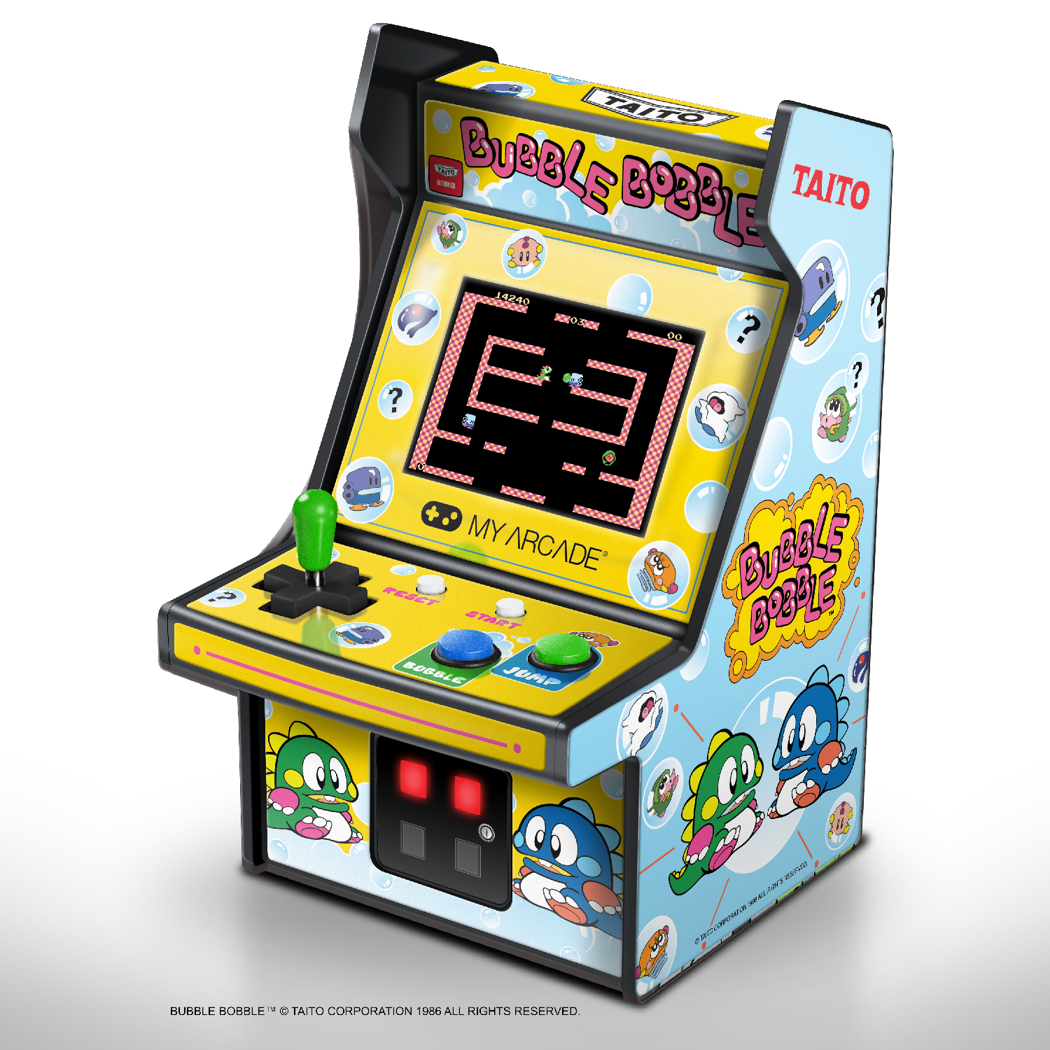 My Arcade | Micro Player 6.75 Bubble Bobble Collectible Retro - xploregifts