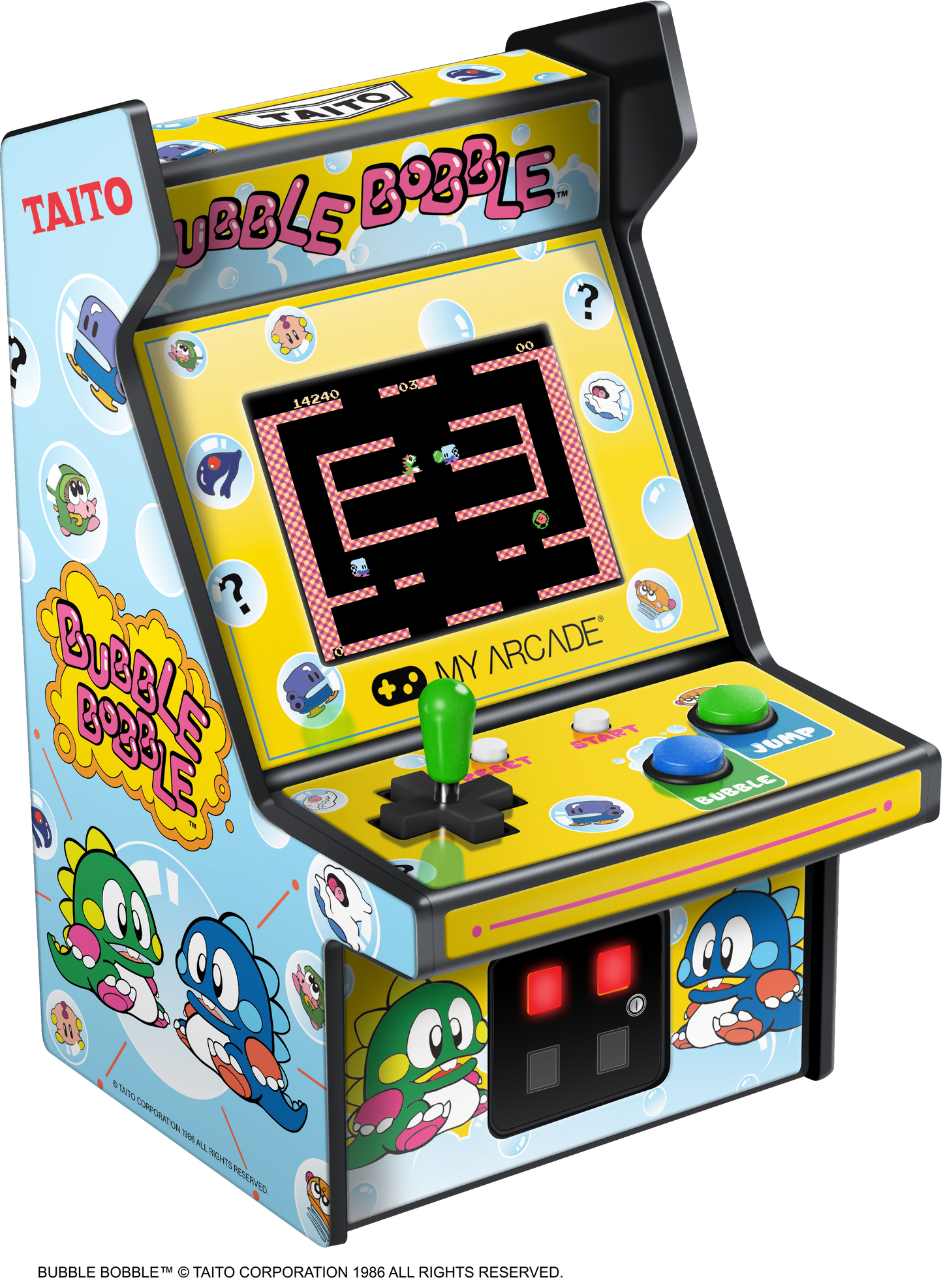 My Arcade | Micro Player 6.75 Bubble Bobble Collectible Retro - xploregifts