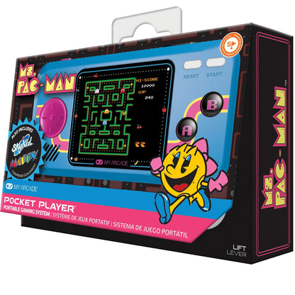 My Arcade | Pocket Player Pro Ms. Pac-Man Portable Gaming System (3 Games In 1)