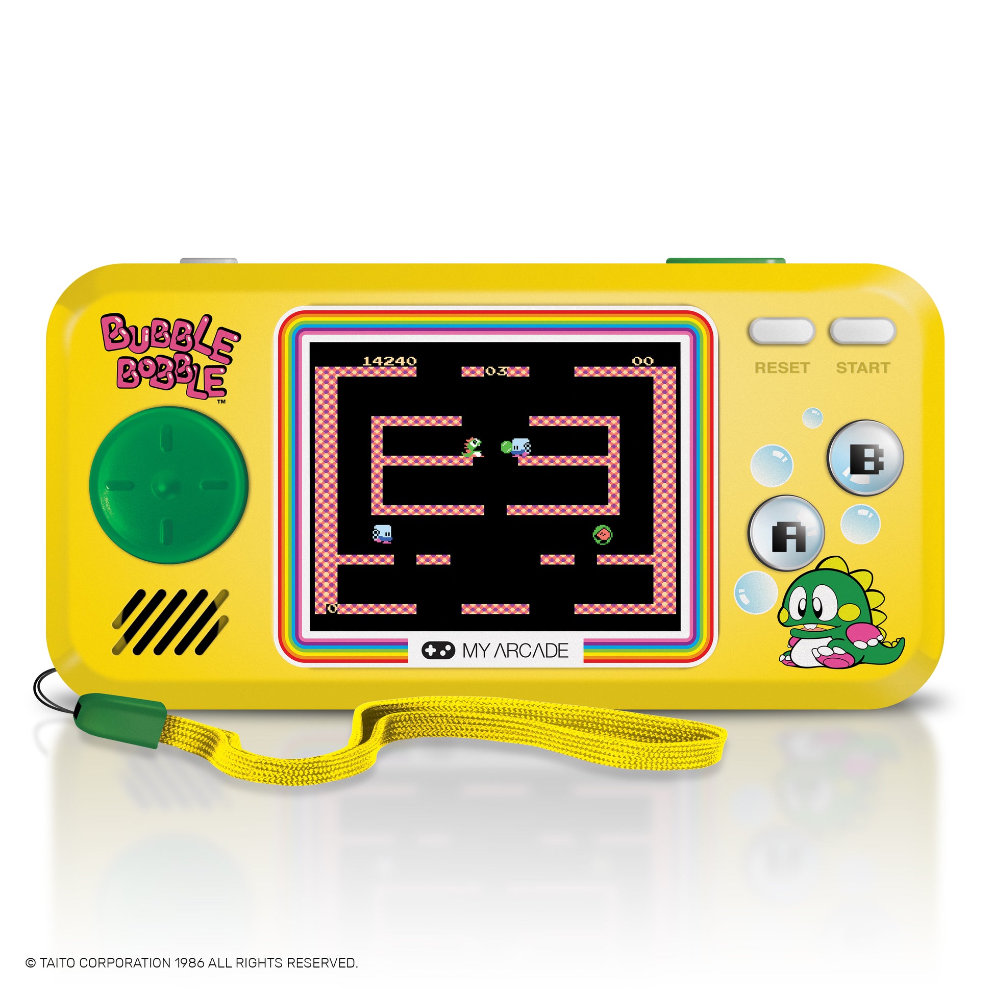 My Arcade | Pocket Player Bubble Bobble Portable Gaming System (3 Games In 1) - xploregifts