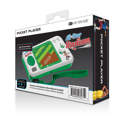 My Arcade | Pocket Player All-Star Stadium Portable Gaming System (7 Games In 1) - xploregifts