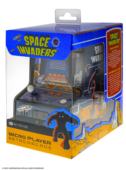 My Arcade | Micro Player 6.75 Space Invaders Collectible Retro (Premium Edition) - xploregifts